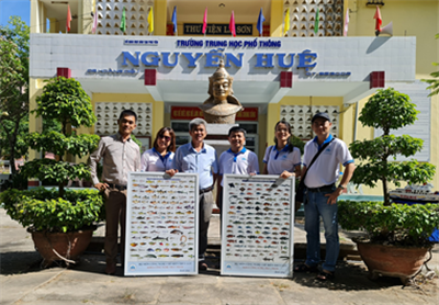 Bộ môn CNCB Thủy sản làm việc với Trường THPT Nguyễn Huệ, Tuy Hòa, Phú Yên