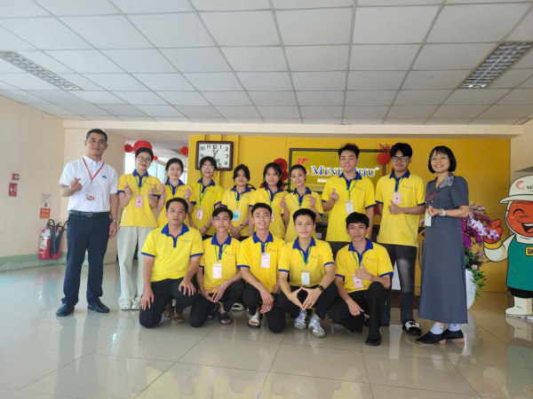 Thực tập quản lý sản xuất của Sinh viên Chế biến Thuỷ sản Minh Phú 64CBTS-MP