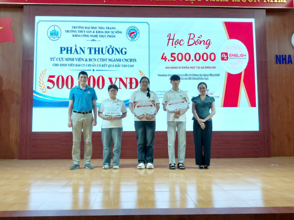 NGÀNH CÔNG NGHỆ CHẾ BIẾN THUỶ SẢN CHÀO ĐÓN TÂN SINH VIÊN K68
