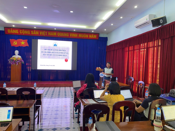 Khoa Công nghệ Thực phẩm tổ chức Hội thảo "Đổi mới chương trình đào tạo và tuyển sinh Khoa Công nghệ Thực phẩm”