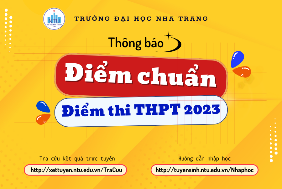 Điểm chuẩn trúng tuyển theo phương thức Điểm thi tốt nghiệp THPT năm 2023