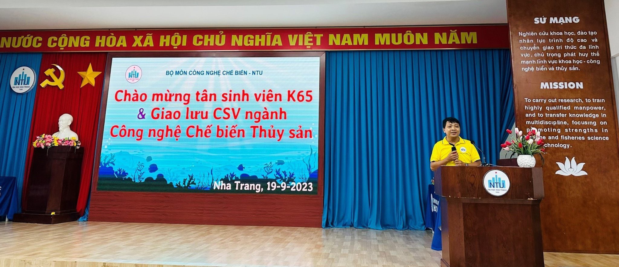 Chào mừng tân sinh viên K65 & giao lưu với CSV ngành CNCBTS