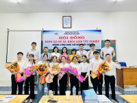Bảo vệ đồ án tốt nghiệp của sinh viên Khoá 63 Khoa Công nghệ Thực phẩm
